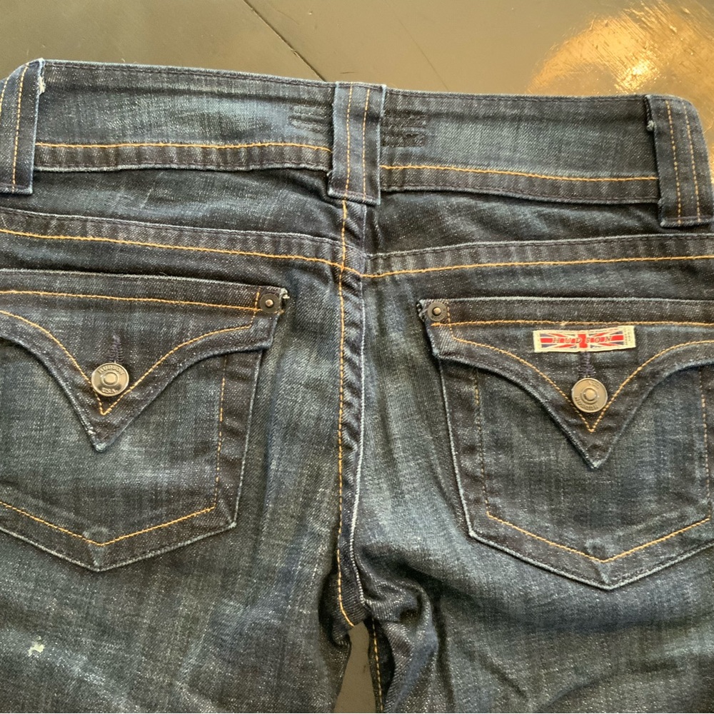 Hudson Retro Flare Leg Flap Pocket Jeans